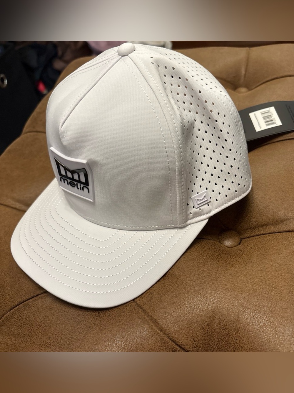 New! Melin White Performance Snapback Hat